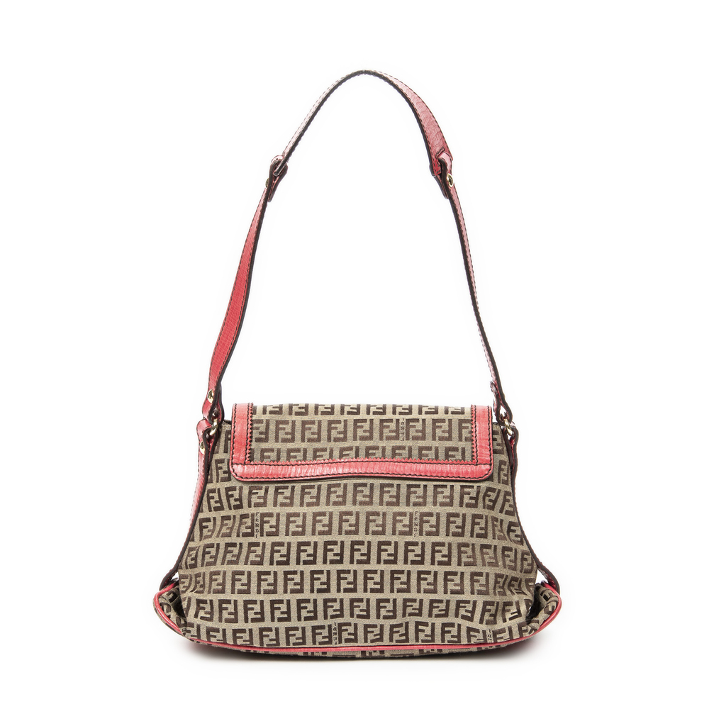 Fendi Bicolor Flap Shoulder Bag - Picture 5 of 11
